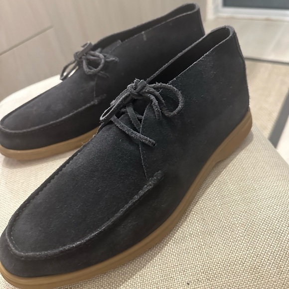 Brunello Cucinelli Zip Up Bomber Jacket in Navy - Picture 2 of 2